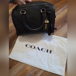 Coach Black Leather Handbag